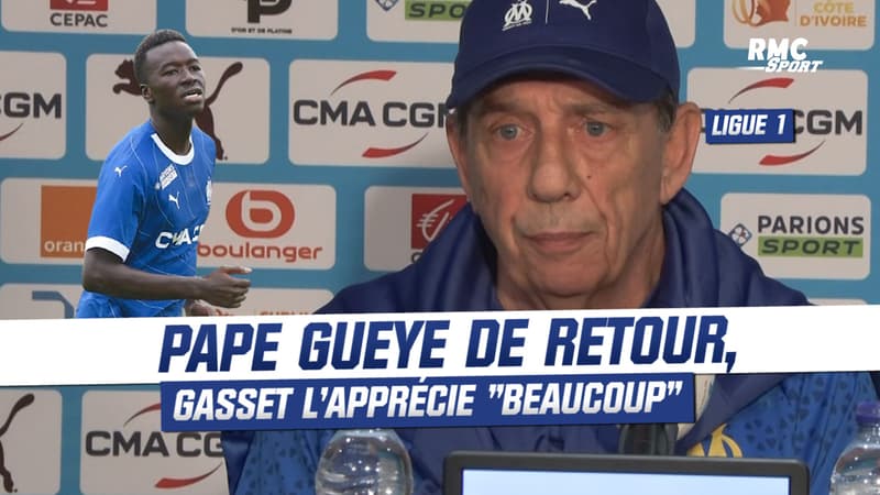 OM : Gasset annonce le retour de Gueye, “je l’apprécie beaucoup”