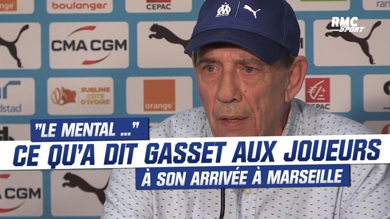 OM : “Le mental, c’est 80% de la performance”, ce qu’a dit Gasset aux joueurs