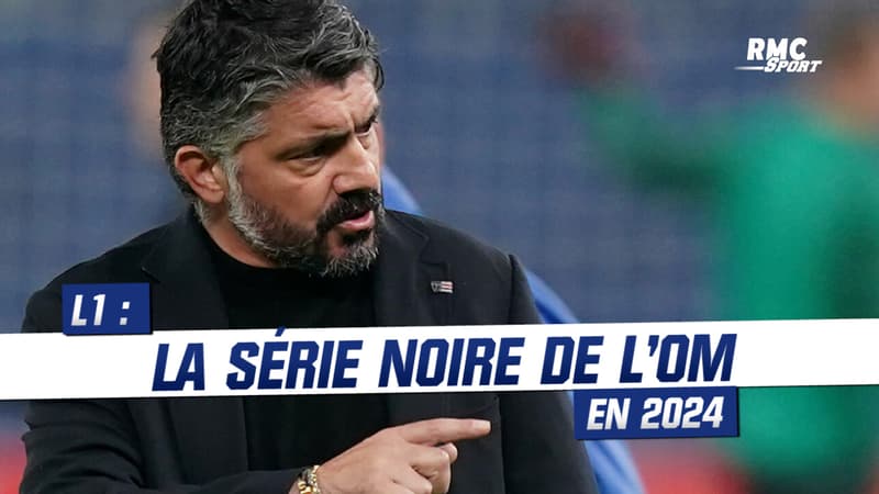 OM : Série fatale pour Gattuso en 2024 et passage éphémère à Marseille