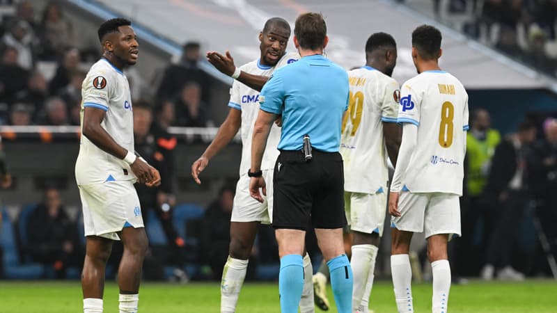 OM-Shakhtar: les Marseillais privés d’un penalty ? L’accrochage sur Moumbagna fait débat