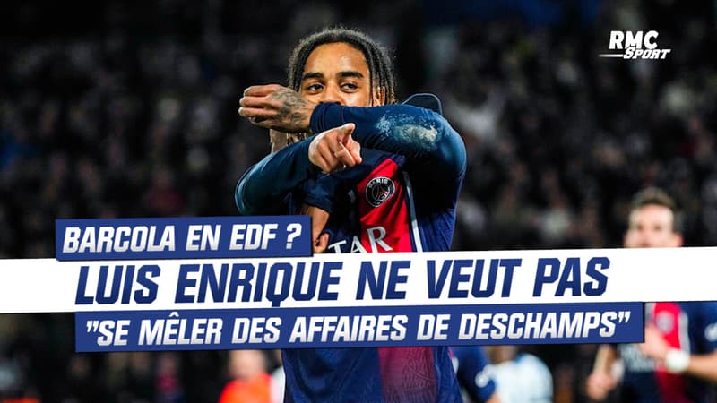 PSG : Barcola en équipe de France ? Luis Enrique ne veut “pas se mêler des affaires de Deschamps”