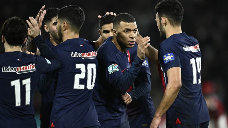 Coupe de France: avec un Mbappé inspiré, le PSG sort Brest et passe en quarts de finale