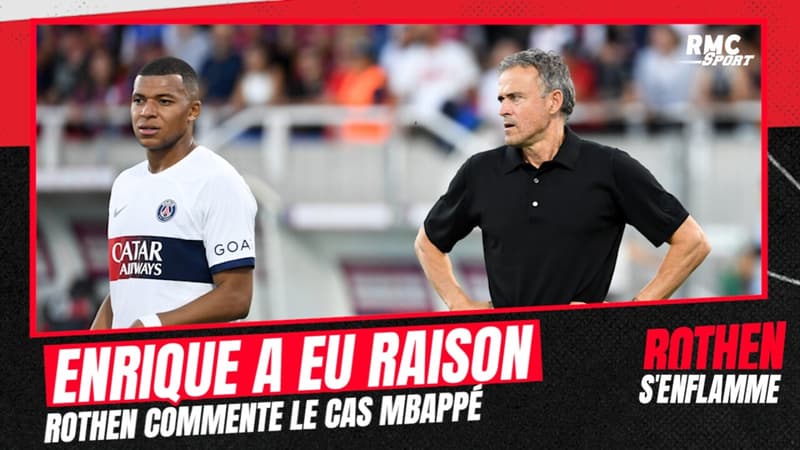 PSG : “Comment tu veux reprocher cela à Enrique ?” Rothen défend Luis Enrique sur le cas Mbappé