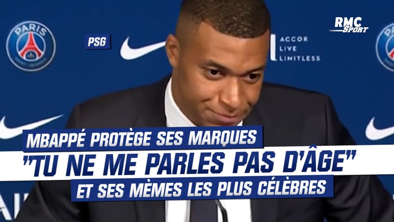 PSG : “Moi, tu me parles pas d’âge”, célébrations : Kylian Mbappé protège ses marques et ses mèmes les plus célèbres