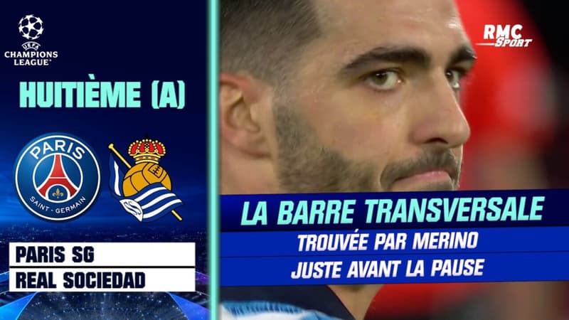 PSG – Real Sociedad : Merino trouve la barre transversale de Donnarumma avant la pause