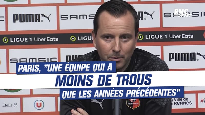 PSG-Rennes : Paris, “une équipe qui a moins de trous que les années précédentes” analyse Stéphan