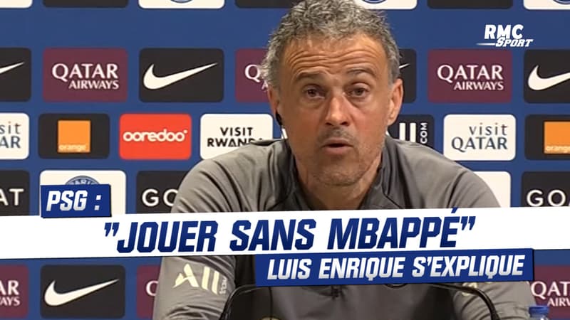 PSG : “S’habituer à jouer sans Mbappé”, Luis Enrique revient sur sa décla
