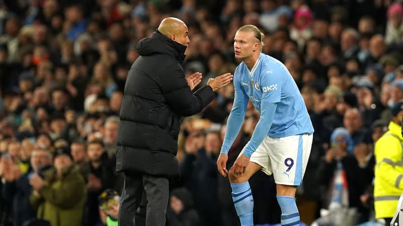 Manchester City: “J’ai joué 11 ans et j’ai marqué 11 buts”, Pep Guardiola ironise sur l’énorme raté d’Haaland