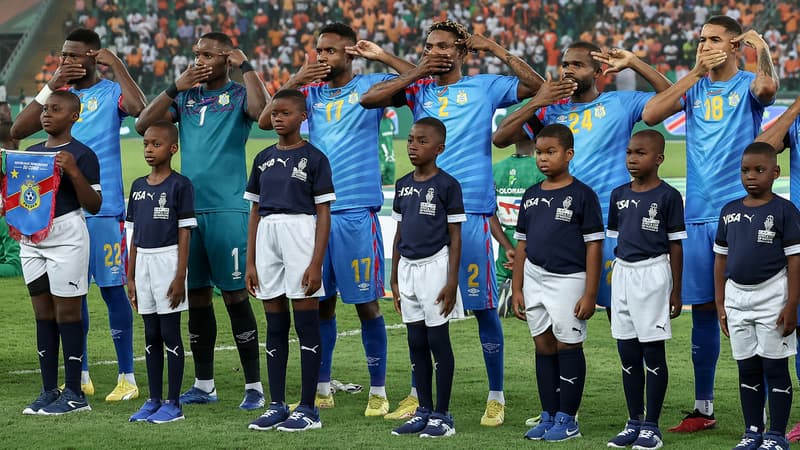 CAN 2024: le geste symbolique des joueurs de la RD Congo en soutien à leur peuple