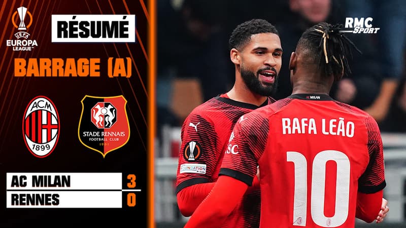 Résumé : AC Milan 3-0 Rennes – Ligue Europa (barrage aller)
