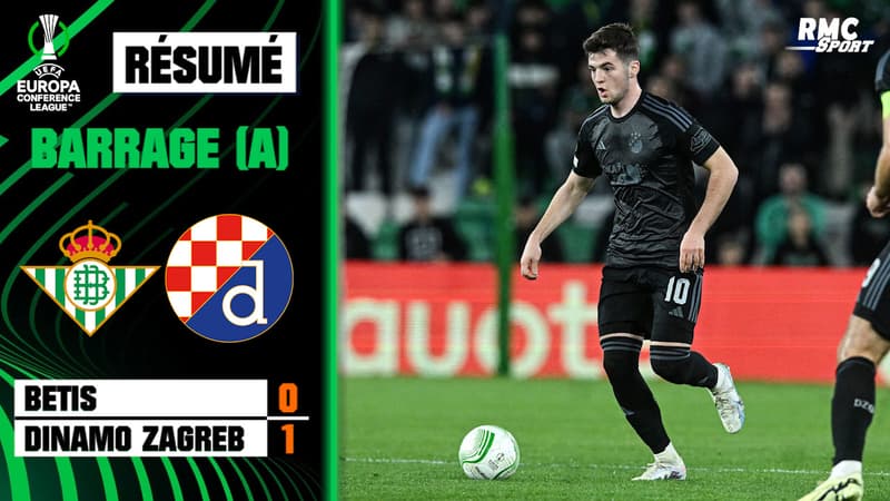 Résumé : Betis 0-1 Dinamo Zagreb – Conference League (barrage aller)