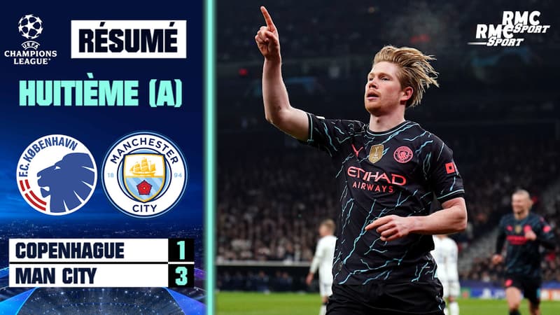 Résumé : FC Copenhague 1-3 Manchester City – Ligue des champions (8e de finale aller)