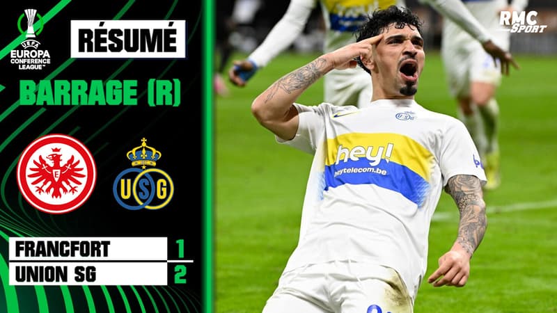 Résumé : Francfort 1-2 Union Saint-Gilloise (Q) – Conference League (Barrage retour)