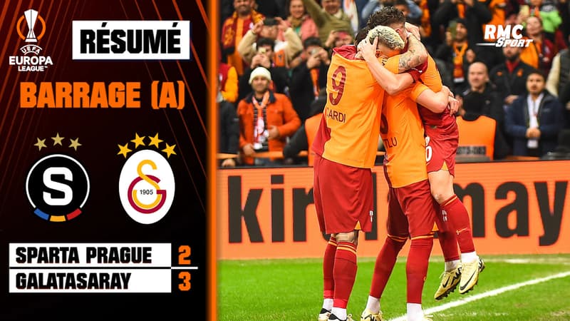 Résumé : Galatasaray 3-2 Sparta Prague – Ligue Europa (barrage aller)