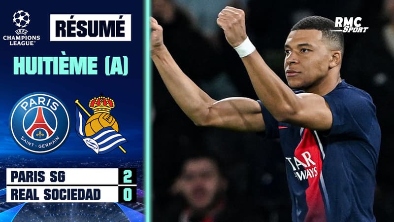 Résumé : PSG 2-0 Real Sociedad – Ligue des champions (8e de finale aller)
