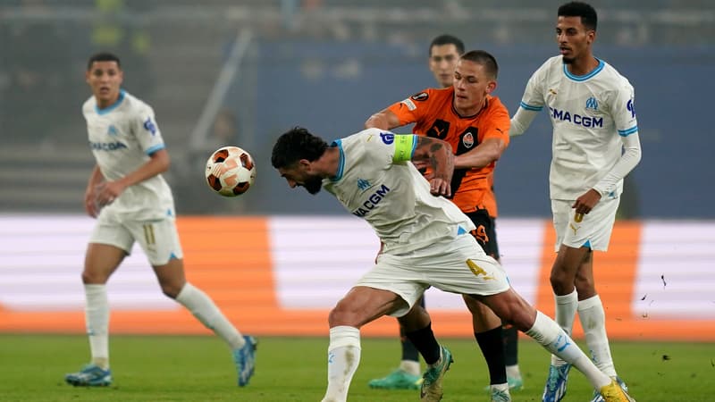 Shakhtar Donetsk-OM: un terrible ascenseur émotionnel pour les Marseillais, tenus en échec dans le temps additionnel