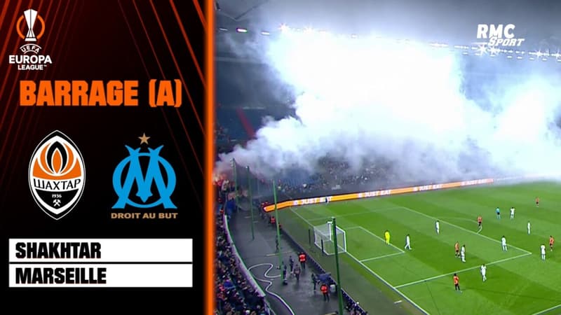 Shakhtar – Marseille : le match interrompu pour jets de fumigènes