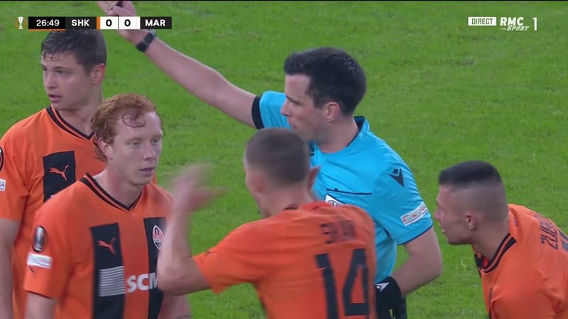 Shakhtar-OM: la curieuse décision arbitrale qui sauve les Marseillais