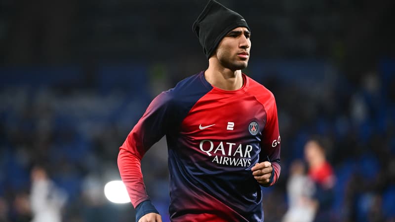 Real Sociedad-PSG: Hakimi suspendu pour le quart de finale aller de Ligue des champions