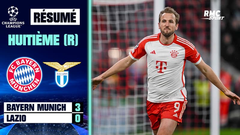 Bayern Munich (Q) 3-0 Lazio – Ligue des champions (8e de finale retour)