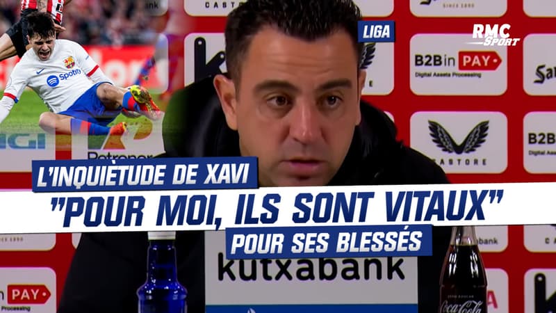 Bilbao 0-0 Barcelone : “Pour moi, ils sont vitaux”, l’inquiétude de Xavi pour de Jong et Pedri, blessés