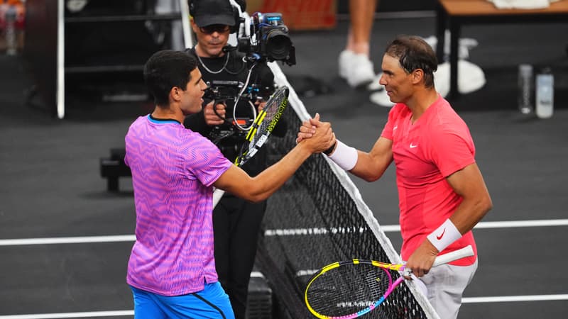 Tennis: Nadal se sent “bien mieux qu’espéré” malgré une défaite lors d’une exhibition contre Alcaraz
