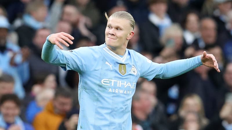 Manchester City-Manchester United: Haaland chambre fort les Red Devils avec ses supporteurs après son but