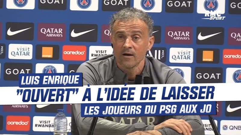 Jeux Olympiques : Luis Enrique “ouvert” à l’idée d’y voir des joueurs du PSG