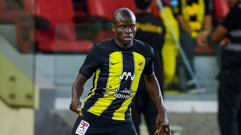 Arabie saoudite: le joli but de N’Golo Kanté sur une tête plongeante