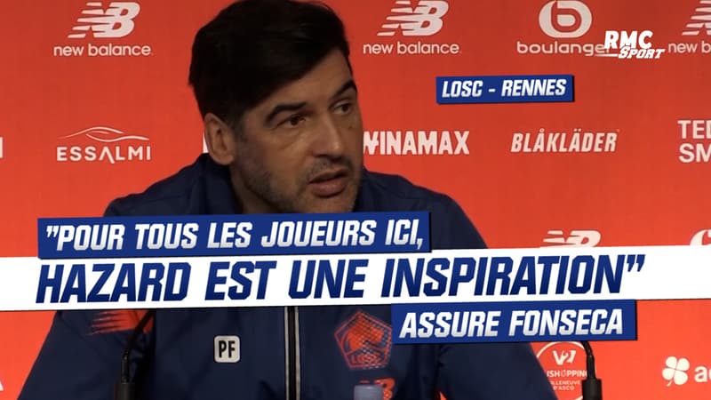 Lille : “Hazard est une inspiration pour tous les joueurs ici”, assure Fonseca