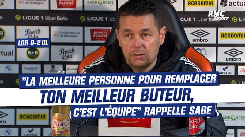 Lorient 0-2 OL : “La meilleure personne pour remplacer ton meilleur buteur, c’est l’équipe” rappelle Sage