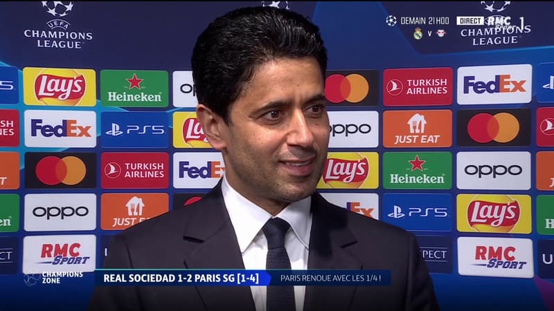 Real Sociedad-PSG: “fier” de la qualification, Al-Khelaïfi apporte son soutien public à Luis Enrique