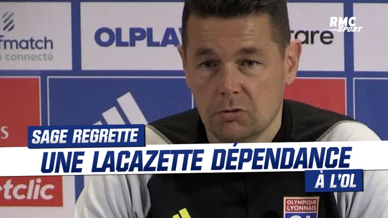 OL : “On ne peut pas reposer sur un seul joueur”, Sage déplore une Lacazette dépendance