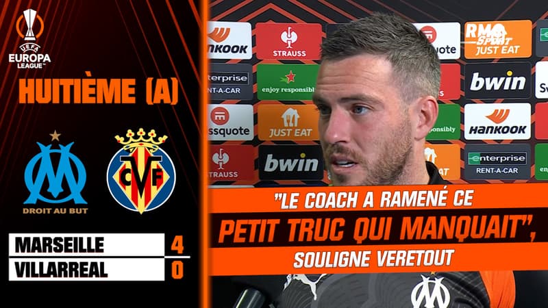 OM 4-0 Villarreal : “Le coach a ramené ce petit truc qui manquait”, souligne Veretout