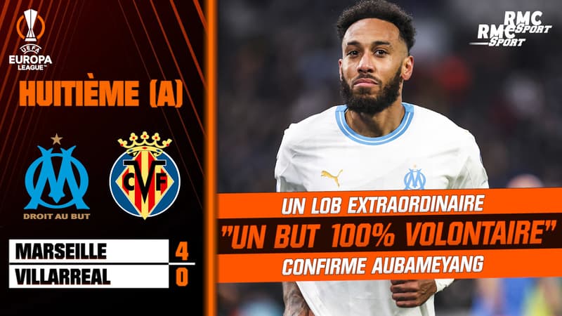OM 4-0 Villarreal: “Un but 100% volontaire” confirme Aubameyang après son fabuleux lob
