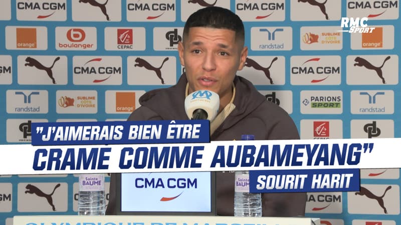 OM : “J’aimerais bien être cramé comme Aubameyang à son âge” sourit Harit
