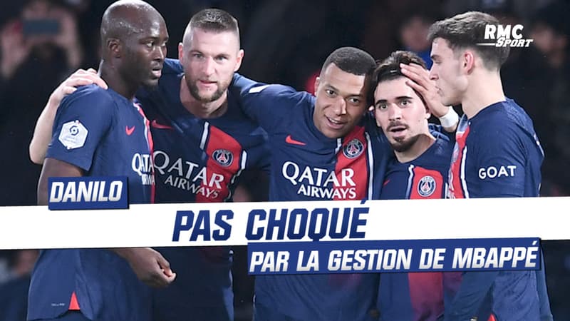PSG 2-2 Reims : “Parfois, c’est normal d’aller sur le banc”, Danilo pas choqué par la gestion de Mbappé