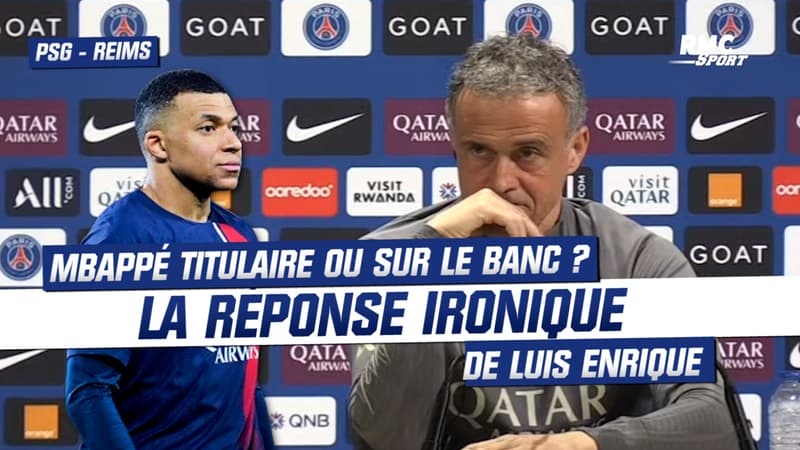 PSG – Reims : Mbappé titulaire ou sur le banc ? La réponse ironique de Luis Enrique