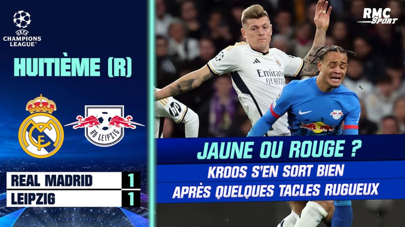Real Madrid 1-1 Leipzig : Kroos, c’est jaune ou rouge ?