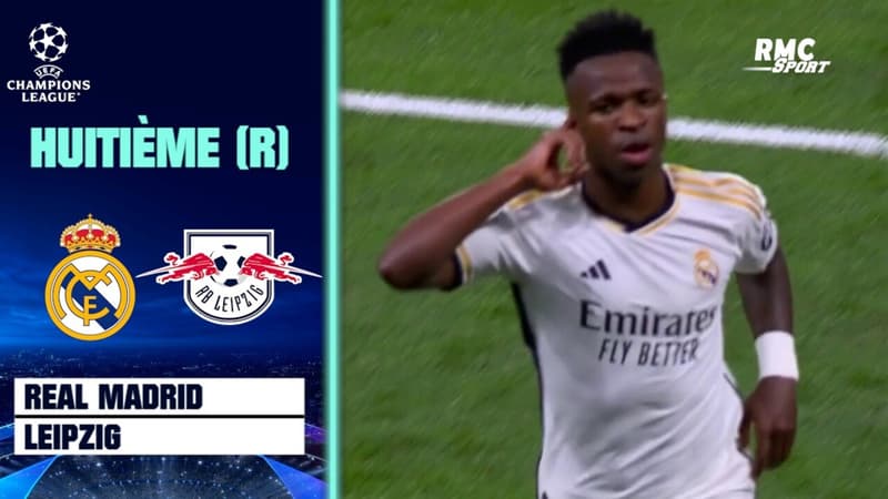 Real Madrid – Leipzig : Vinicius trouve la faille !