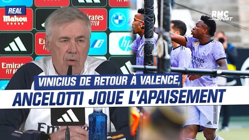 Real Madrid : Vinicius de retour à Valence, Ancelotti joue l’apaisement
