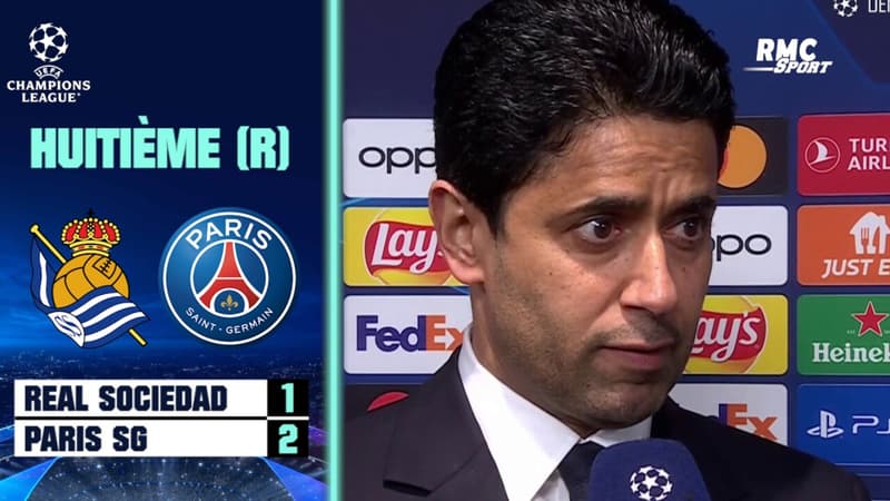 Real Sociedad 1-2 Paris SG : “On construit quelque chose pour le futur” se réjouit al-Khelaïfi
