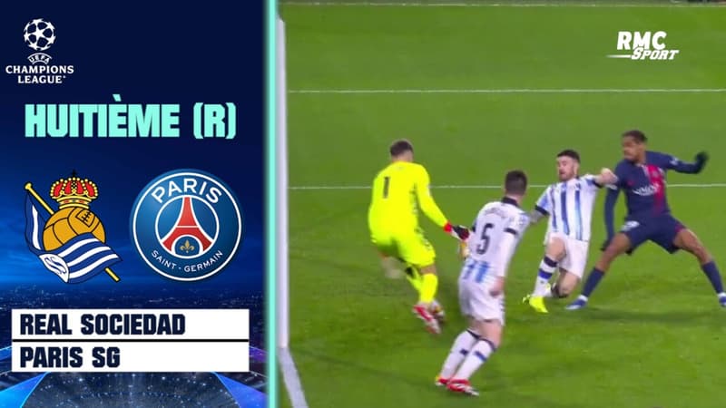 Real Sociedad – Paris SG : festival de Mbappé, Barcola proche d’ouvrir le score