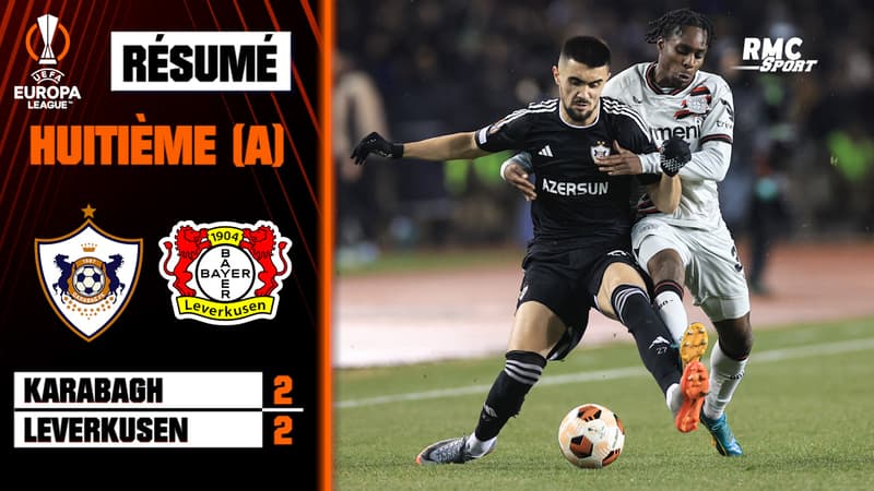 Résumé : Karabagh 2-2 Bayer Leverkusen – Ligue Europa (8e de finale aller)