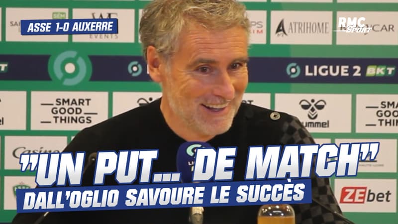St-Étienne 1-0 Auxerre: “Un put.. de match” coach Dall’Oglio savoure la victoire