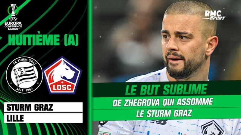 Sturm Graz – Lille : le but sublime de Zhegrova qui assomme les Autrichiens