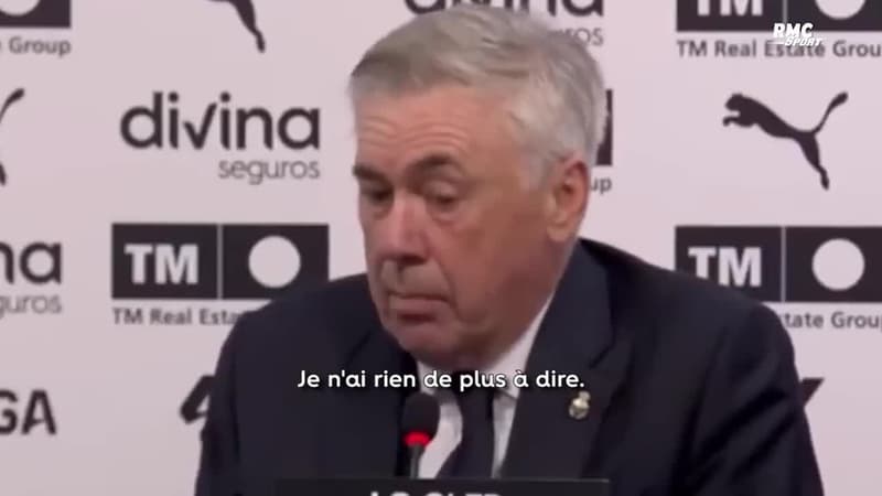 Valence 2-2 Real : “C’est inédit”, Ancelotti stupéfait par le but refusé à Bellingham