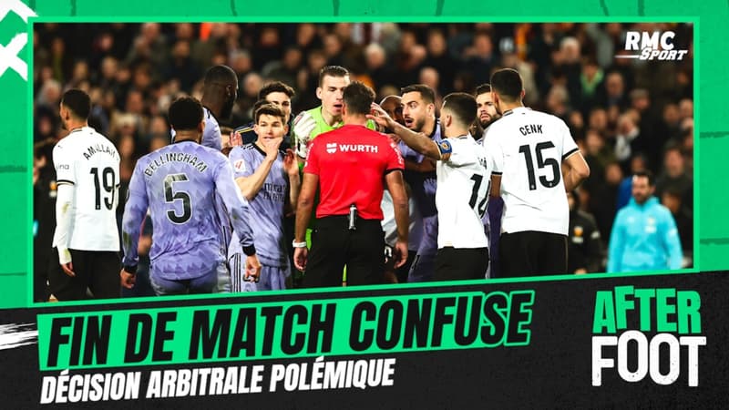 Valence 2 – 2 Real Madrid : fin de match confuse et décision arbitrale polémique en Liga