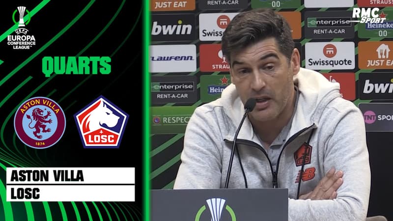 Aston Villa-Lille : “Emery est l’un des meilleurs entraîneurs au monde” selon Fonseca