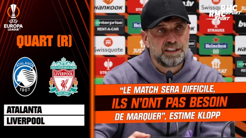 Atalanta – Liverpool : “Le match sera difficile, parce qu’ils n’ont pas besoin de marquer”, estime Jürgen Klopp